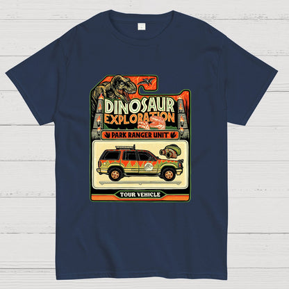 Dinosaur Exploration Vehicle Geeky T-Shirt
