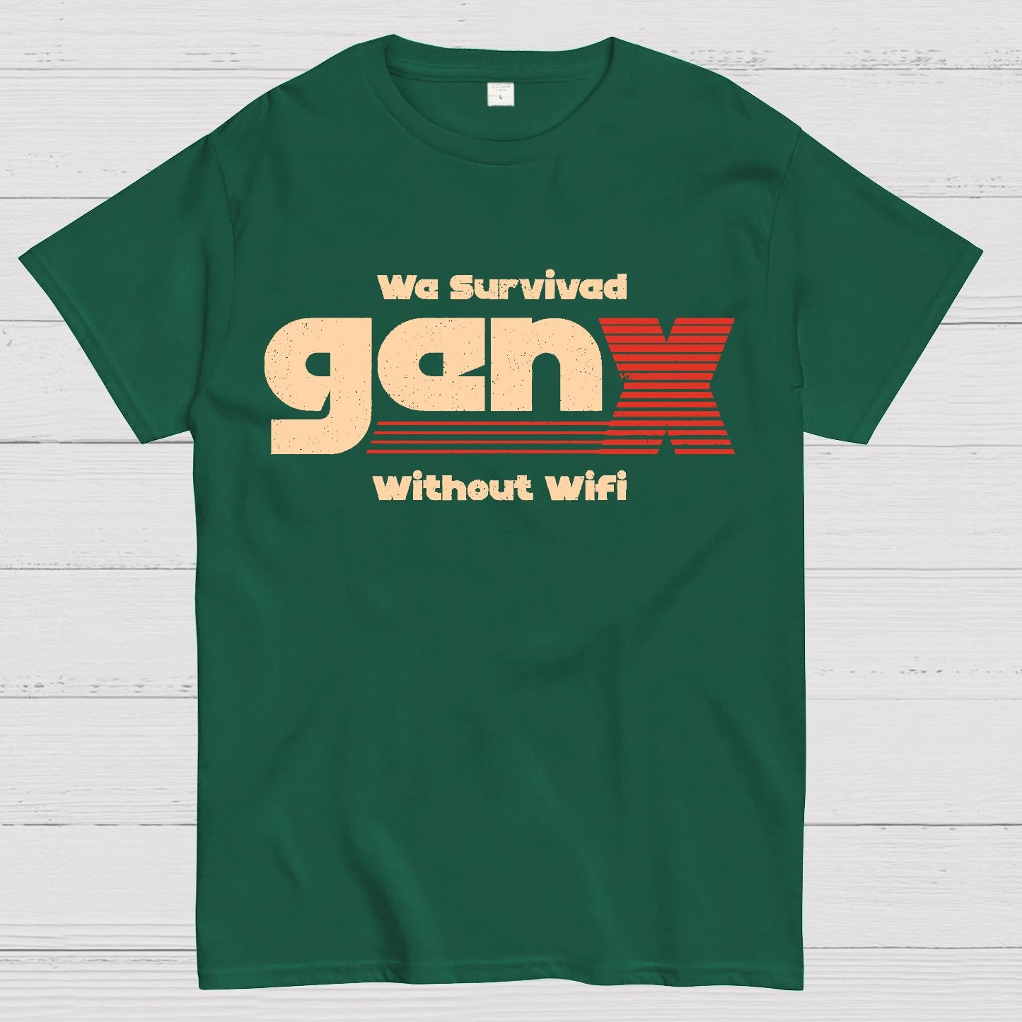 We Survived Without Wifi Geek T-Shirt