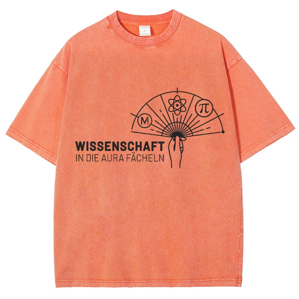 Wissenschaft in die Aura fächeln Vintage Distressed T-shirt