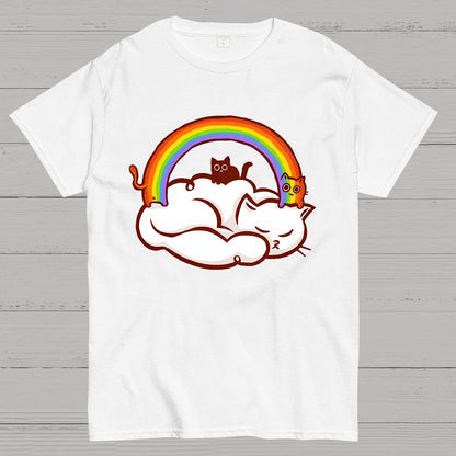 Rainbow Kitten Geek T-Shirt