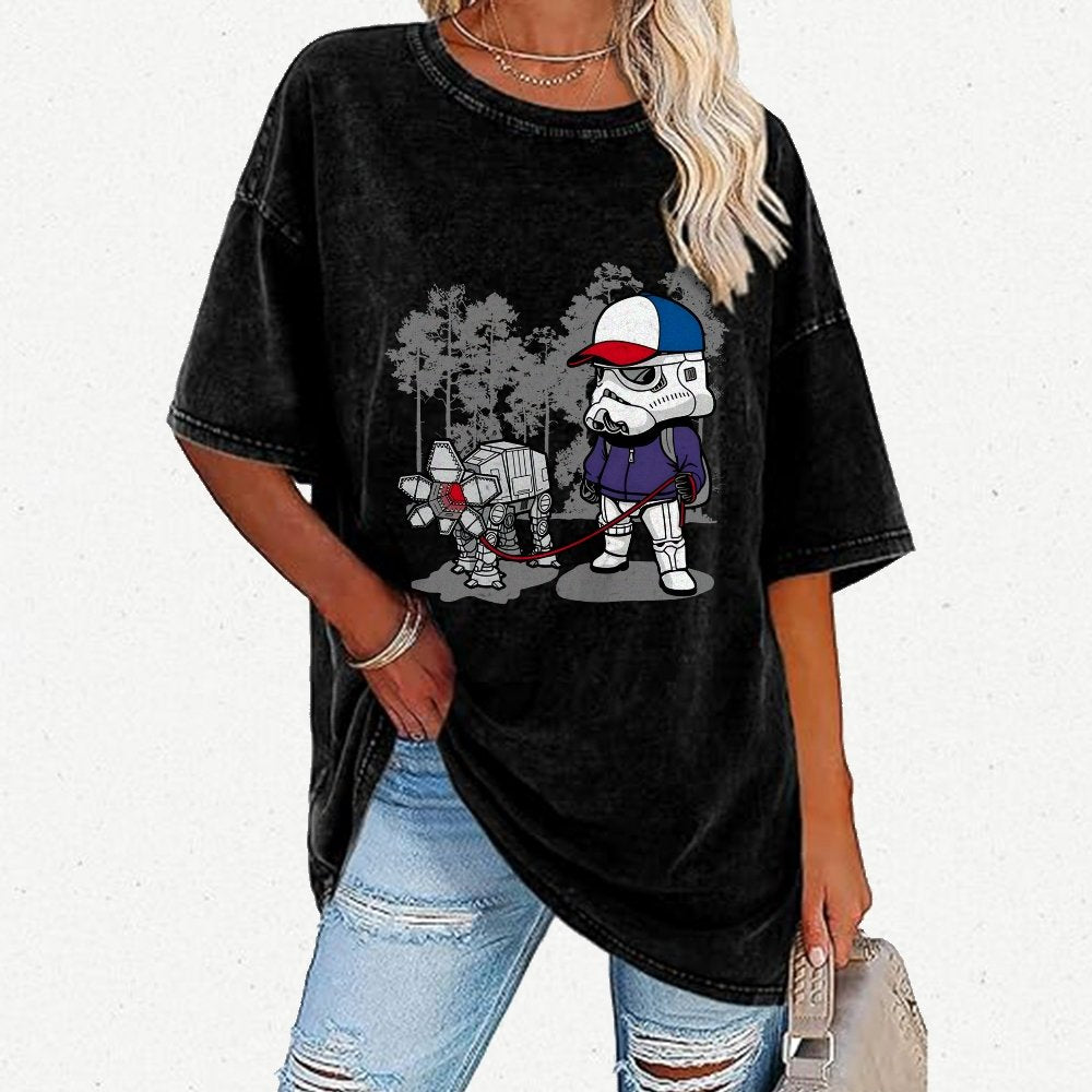 Stranger Duo Vintage Distressed T-shirt