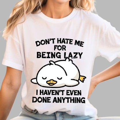 Duck Done Nothing Geek T-Shirt