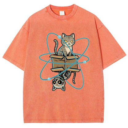 Schrodinger's Pet Vintage Distressed T-shirt