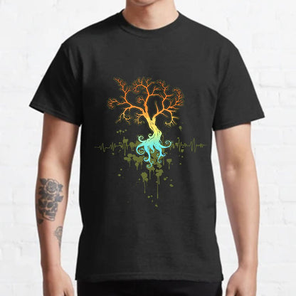 Fractal Tree Nerdy T-Shirt