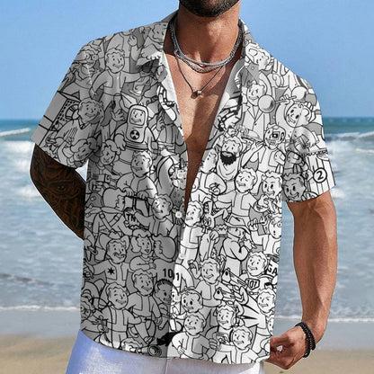 Vault Boy Geek Hawaiian Shirt