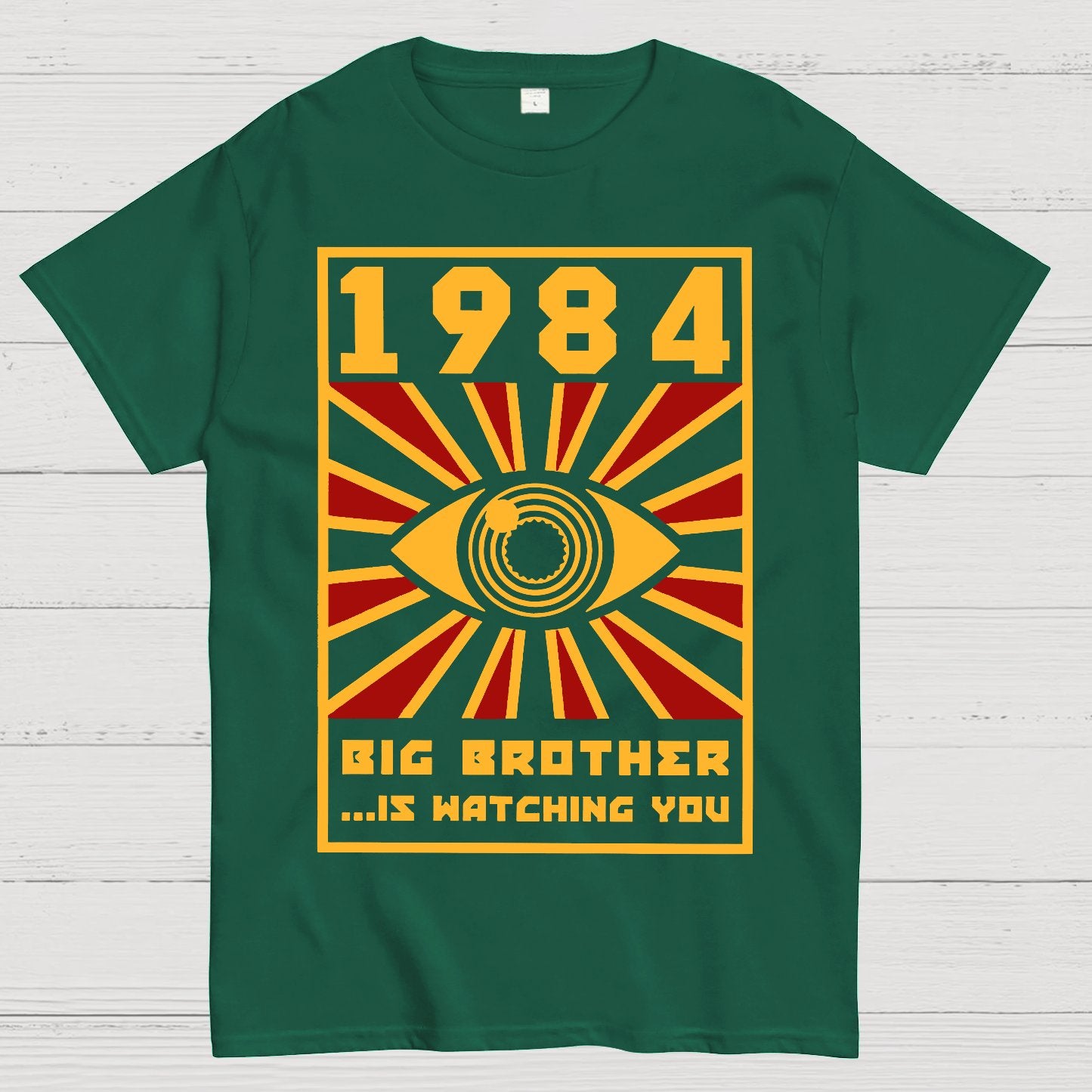 1984 Big Brother Is Watching You Geek T-Shirt