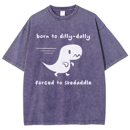 Forced To Skedaddle Vintage Distressed T-shirt