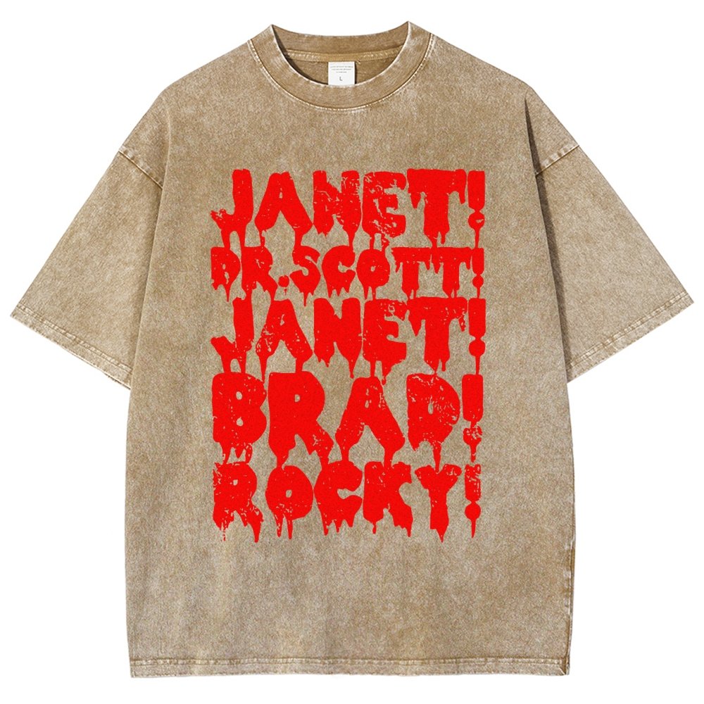 Jana! Dr. Smith! Jana! Ben! Vintage Distressed T-shirt
