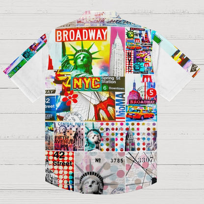 Statue Of Liberty Vintage Newspaper Print Geek Shirt