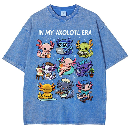 In My Axolotl Era Vintage Distressed T-shirt