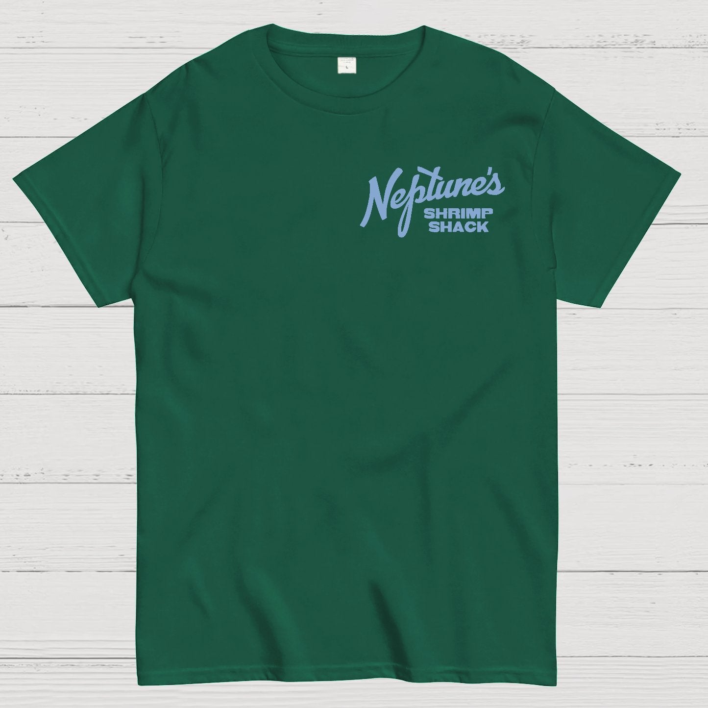 Neptune's Shrimp Shack Front And Back Printing Geek T-Shirt