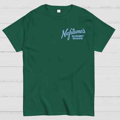 Neptune's Shrimp Shack Front And Back Printing Geek T-Shirt