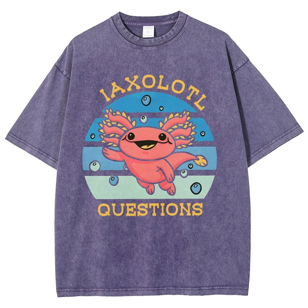 I axolotl questions Vintage Distressed T-shirt