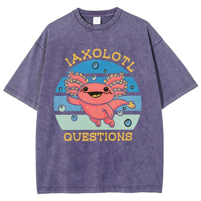I axolotl questions Vintage Distressed T-shirt