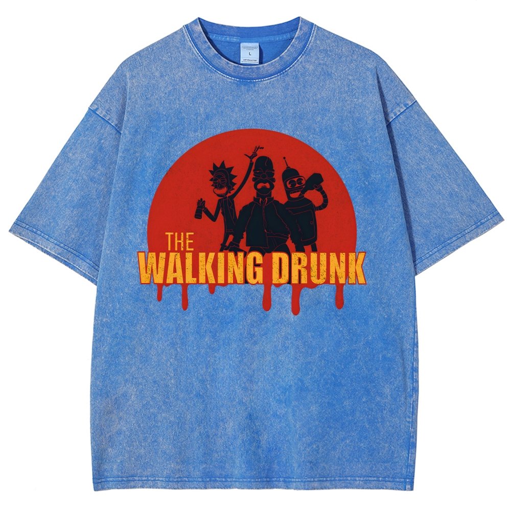 The Walking Drunk Vintage Distressed T-shirt