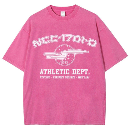 Space Athletic A New Generations Vintage Distressed T-shirt