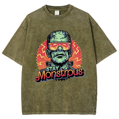 Stay Monstrous Vintage Distressed T-shirt