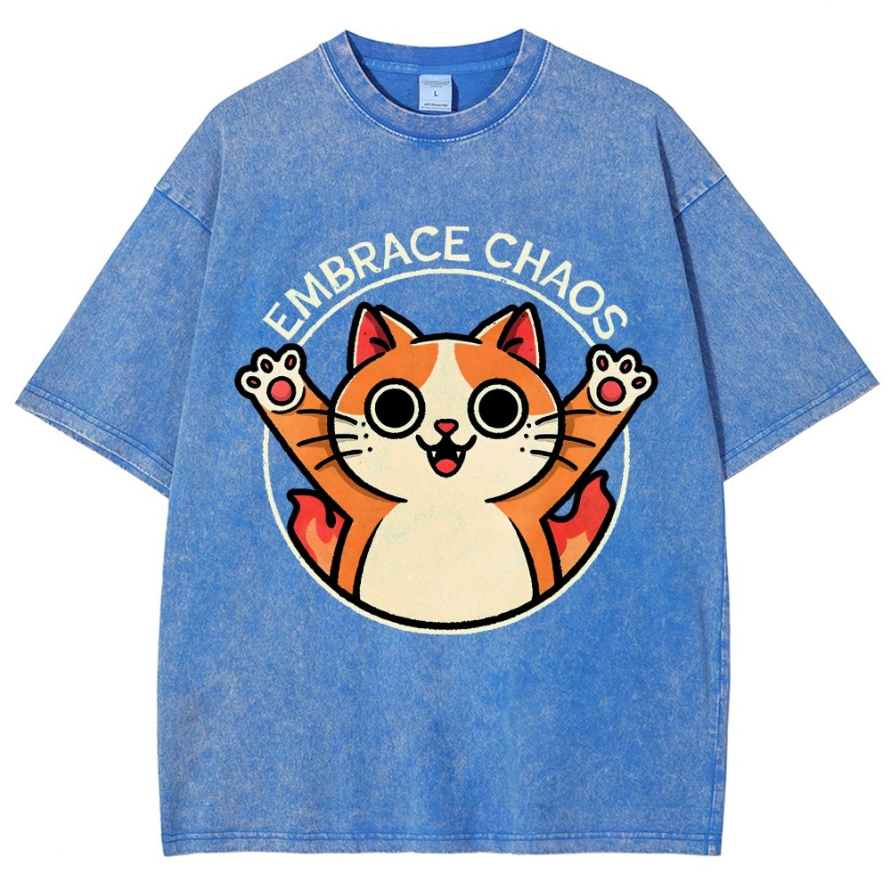 Embrace Chaos Vintage Distressed T-shirt