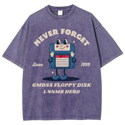 GMDSS floppy disk hero Vintage Distressed T-shirt