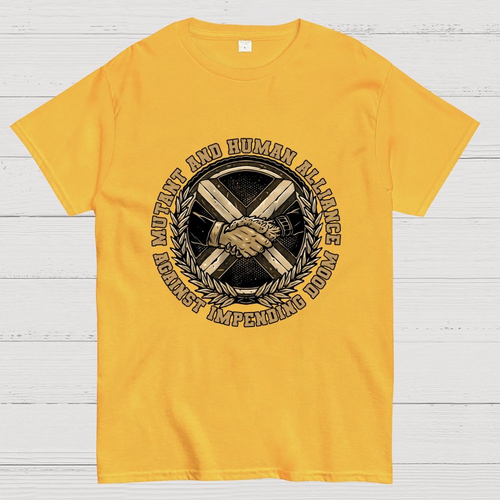 Mutant and Human Alliance Geek T-Shirt