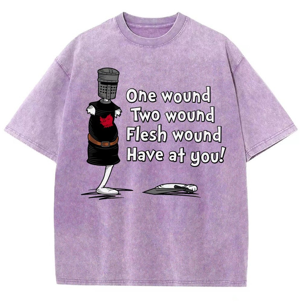 One Wound, Two Wound Essential Vintage Distressed T-shirt