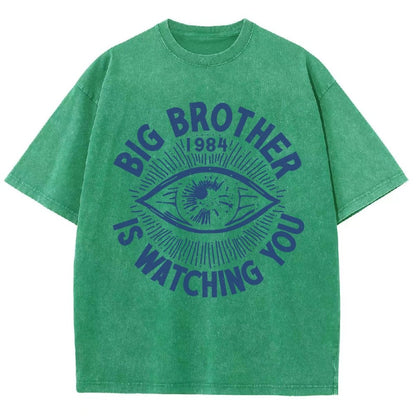 Watching You Vintage Distressed T-shirt