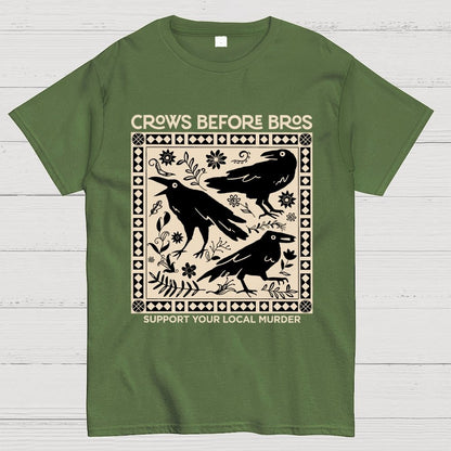 Crows Before Bros Geek T-Shirt