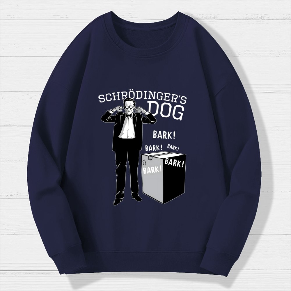 Schrodinger's Dog Geek Cotton Sweatshirt