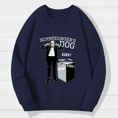 Schrodinger's Dog Geek Cotton Sweatshirt