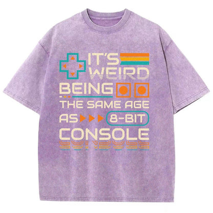 8-Bit Aged Vintage Distressed T-shirt