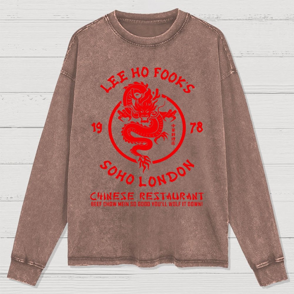 Lee Ho Fooks Chinese Restaurant Washed Long Sleeve Tee