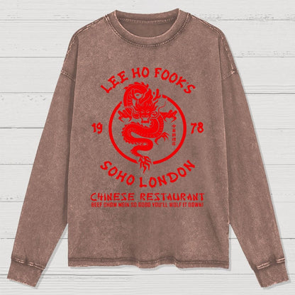 Lee Ho Fooks Chinese Restaurant Washed Long Sleeve Tee