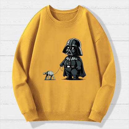 Walking The Mechanical Robot Dog Geek Cotton Sweatshirt