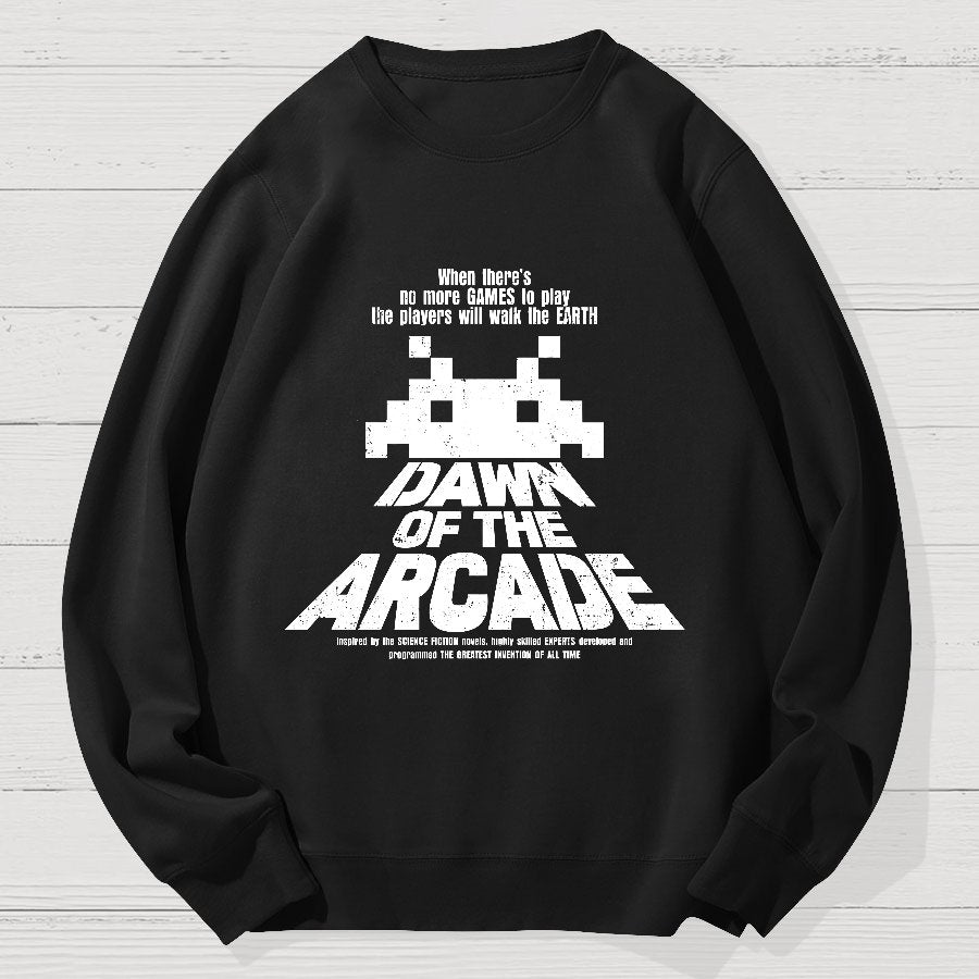 Dawn of the Arcade Geek Cotton Sweatshirt