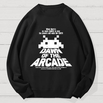 Dawn of the Arcade Geek Cotton Sweatshirt