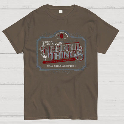 Needful Things Gothic Horror Graphic Geeky T-Shirt