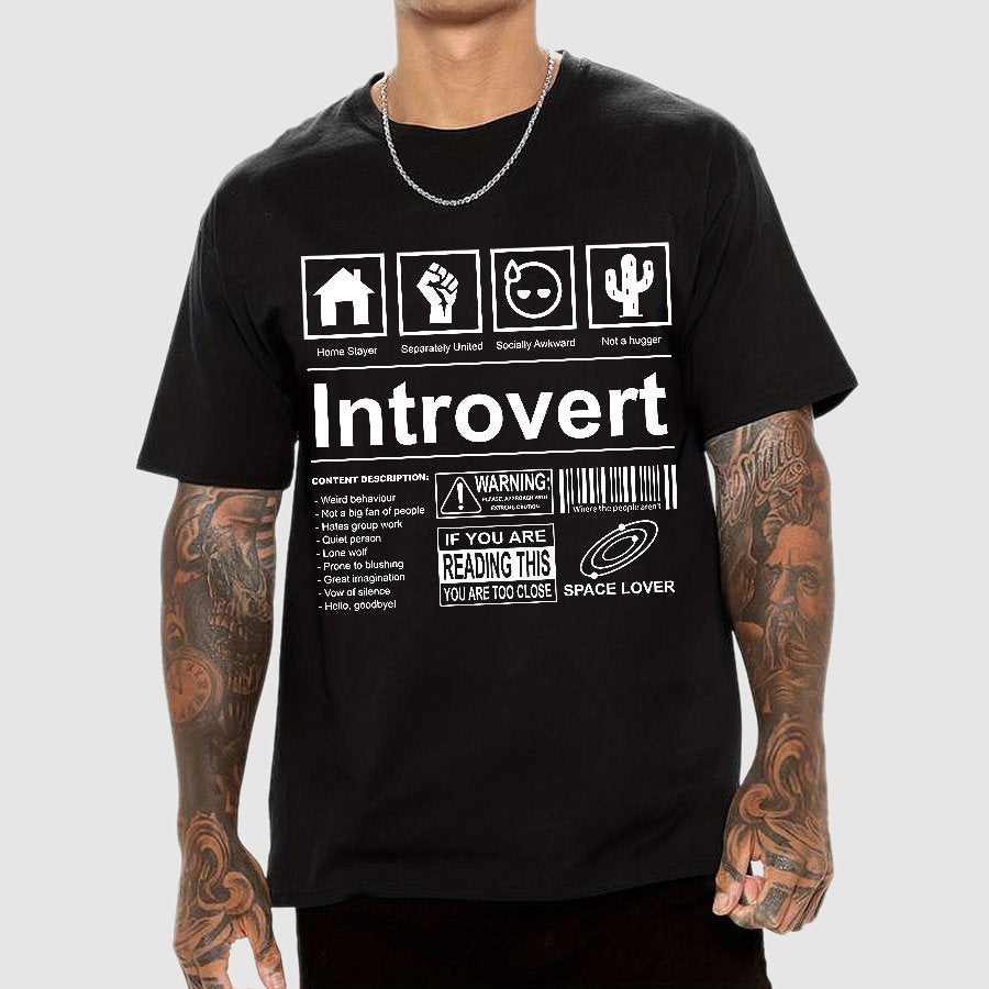 Introvert Label Geek T-Shirt