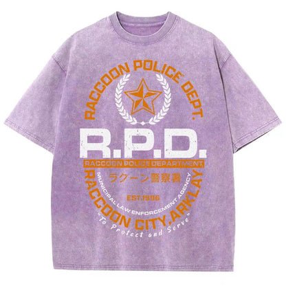 City PD Vintage Distressed T-shirt
