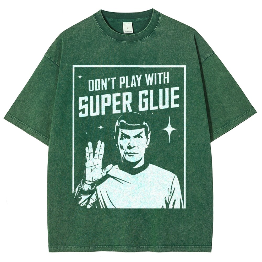 Don't Play With Superglue Vintage Distressed T-shirt