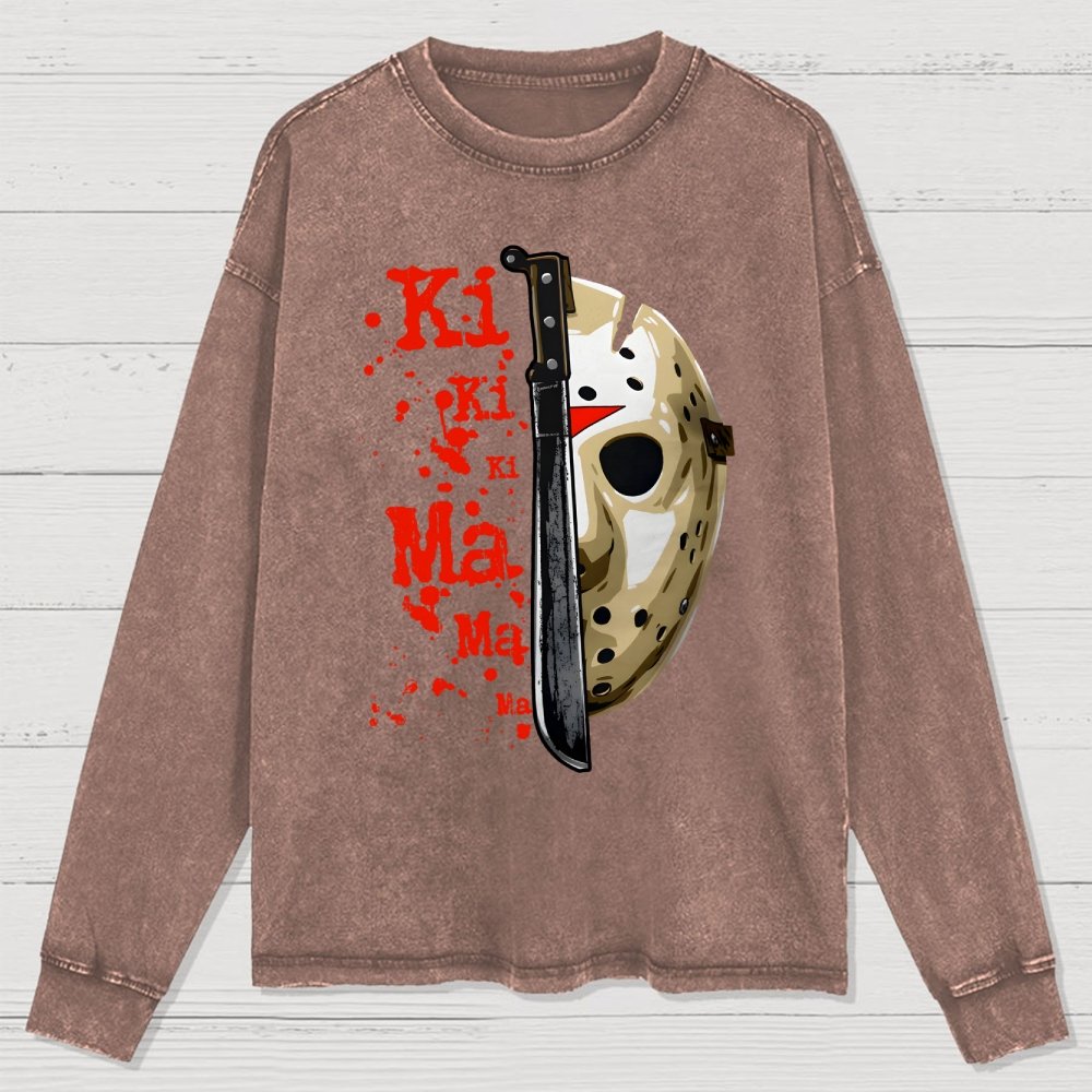 Kill Her Mommy Washed Long Sleeve Tee