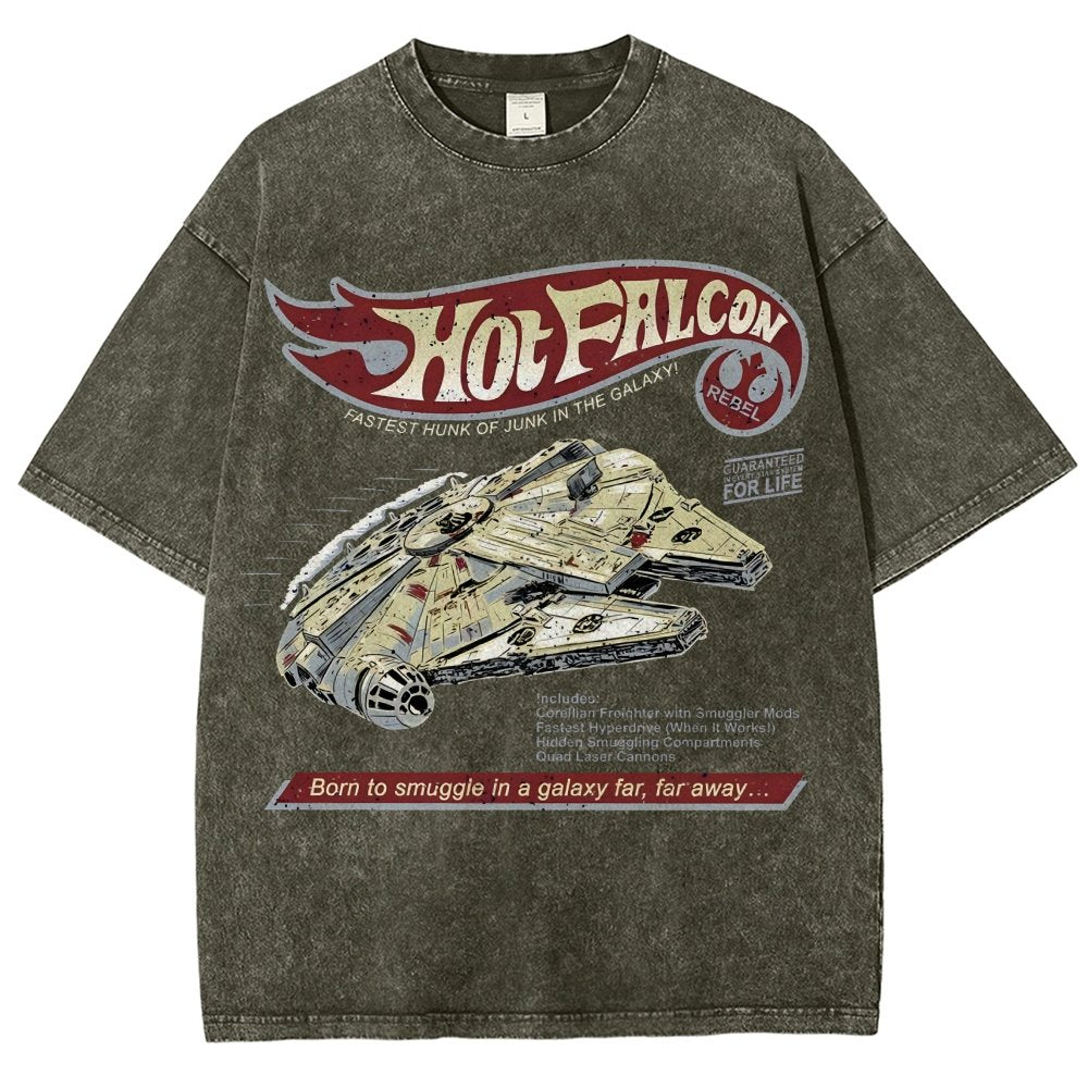 Hot Falcon Vintage Distressed T-shirt