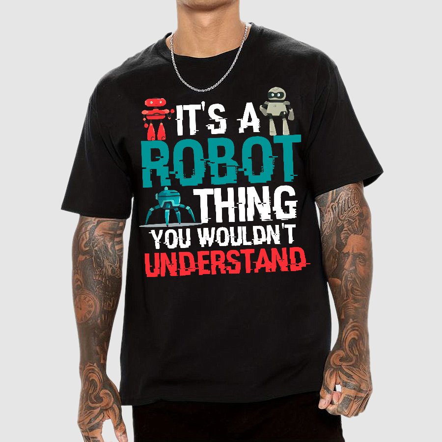 Robot Science Geek T-Shirt