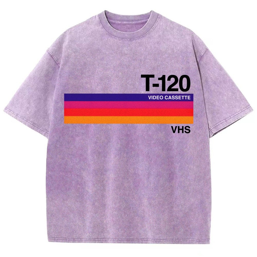 Dusk Video Cassette VHS Vintage Distressed T-shirt
