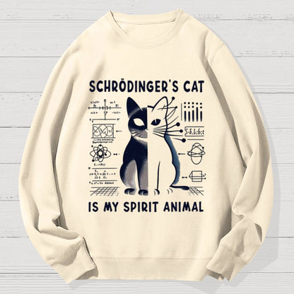 Schrodinger's Cat Geek Cotton Sweatshirt