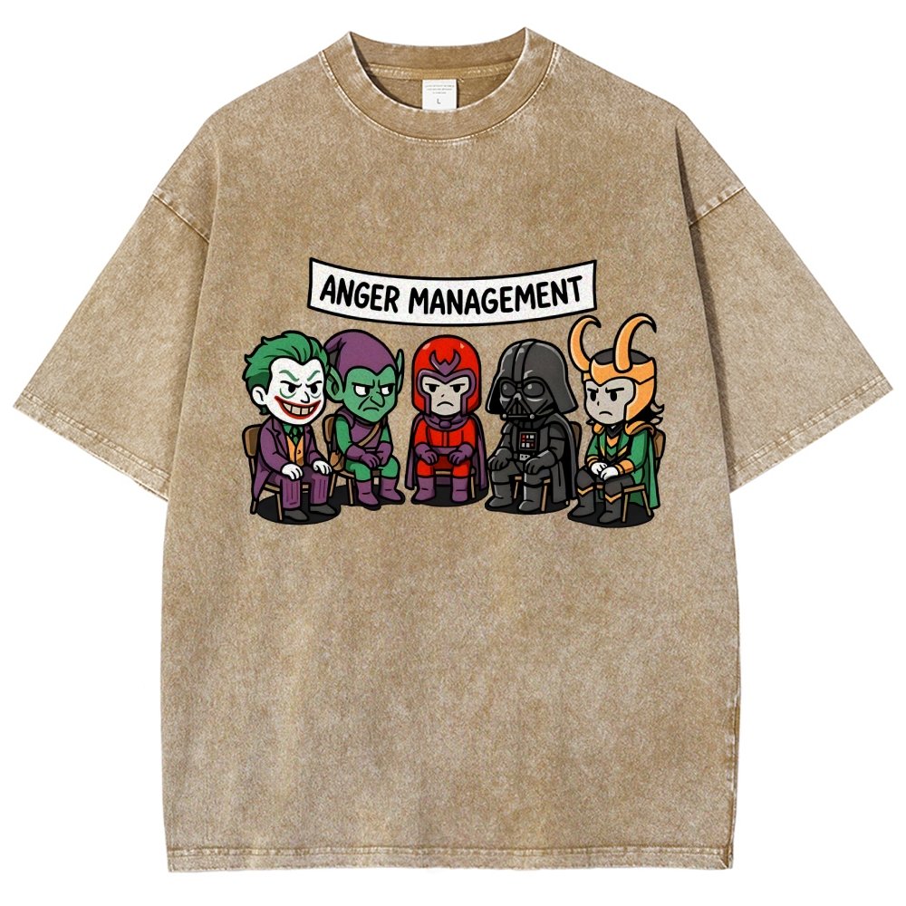 Anger Management Vintage Distressed T-shirt