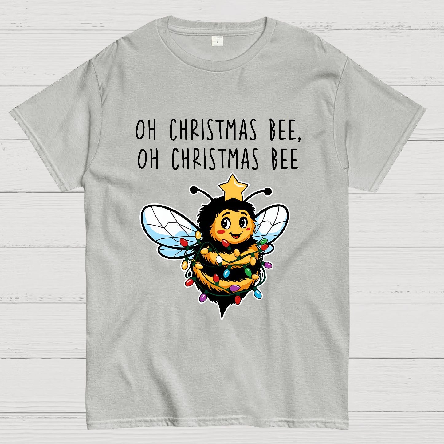 Oh Christmas Bee, Oh Christmas Bee Geek T-Shirt