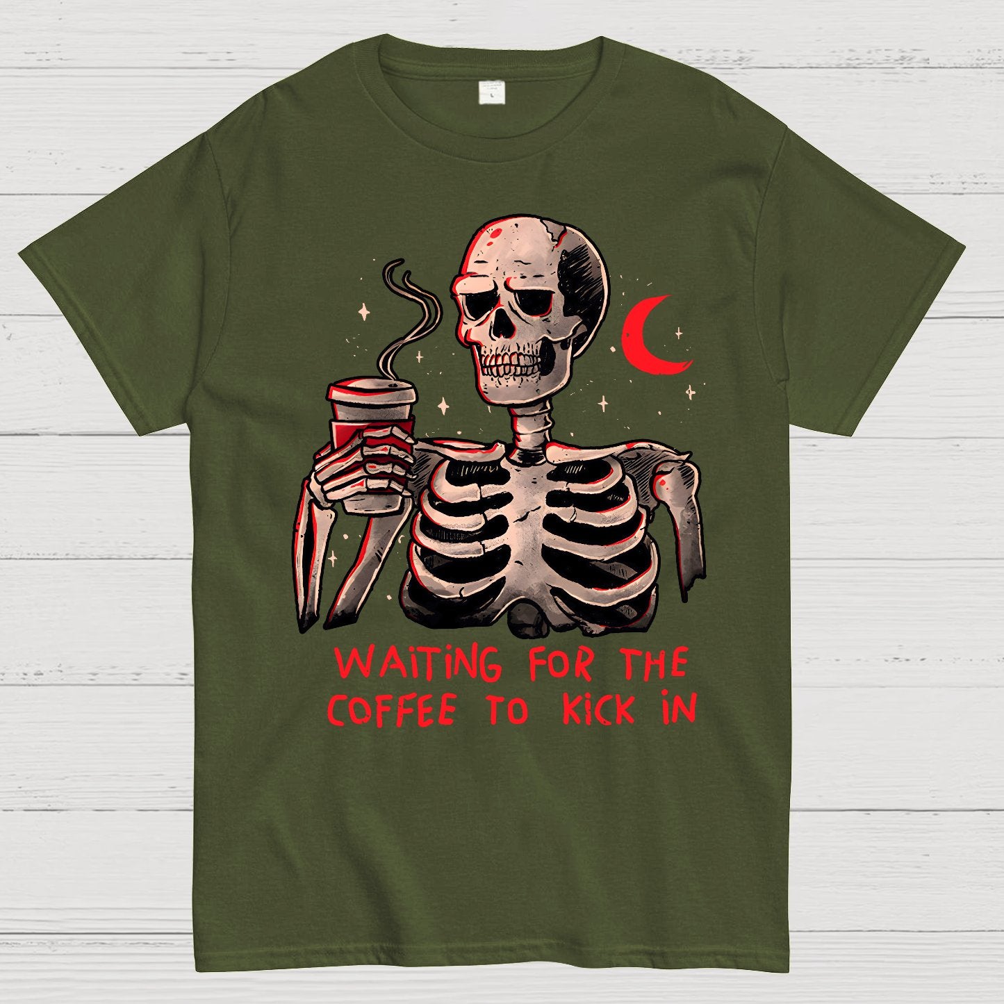 Coffee Keeps Me Alive Geek T-Shirt
