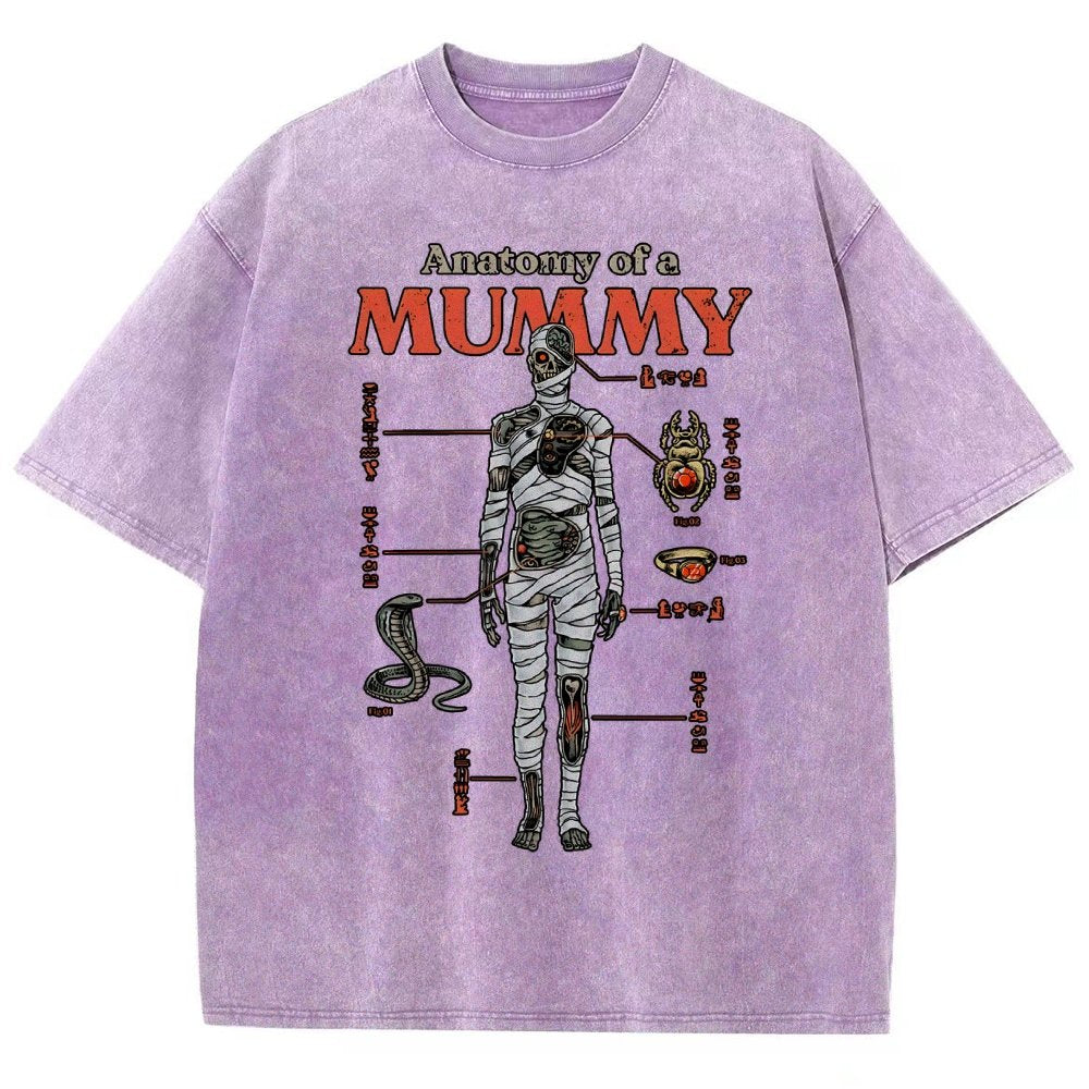 Mummy Anatomy Vintage Distressed T-shirt