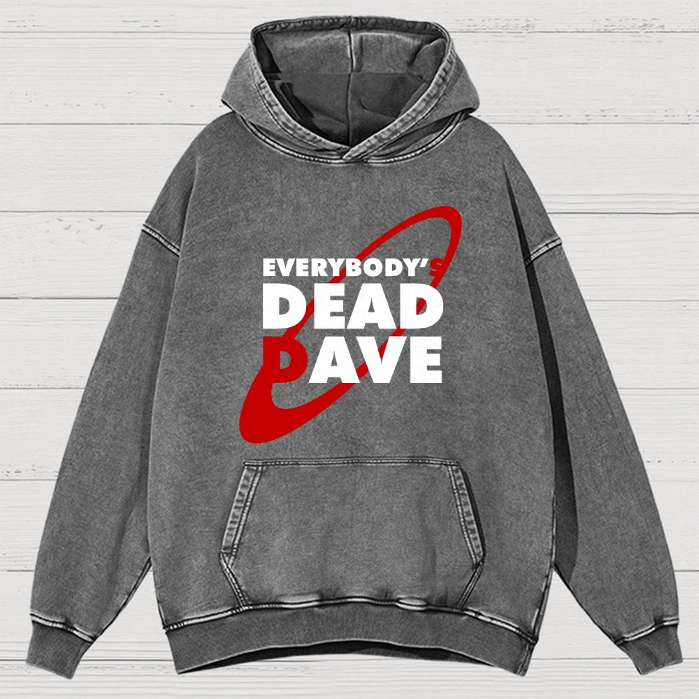 Everybody's Dead Dave Vintage Distressed Hoodie