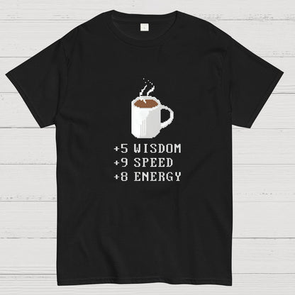 Coffee Plus To Stats Geeky T-Shirt